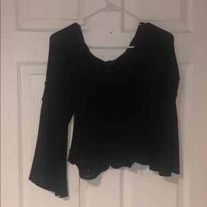 Black Long Sleeve Top